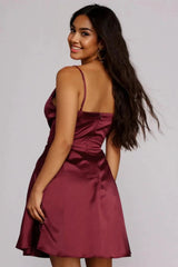 Satin Party Dress