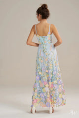 A-line Tulle V-Neck DRESS