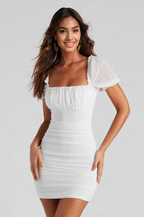 Romance In Ruffles Mini Dress
