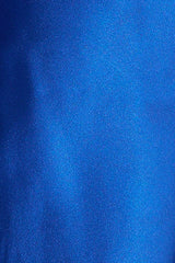 Luxe Arrival Satin Mini Dress Cobalt Blue