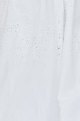 Sunny Times Midi Dress White