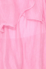 Number One Option Strapless Midi Dress Pink