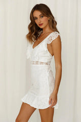 Sending Flirty Texts Dress White
