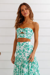 RUNAWAY Ayla Crop Top Green
