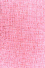 Style Classic Mini Dress Pink