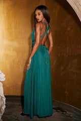 My Solo Debut Maxi Dress Forest Green