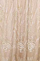 Glitter Trail Maxi Dress Bronze