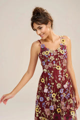 A-line Tulle V-Neck DRESS