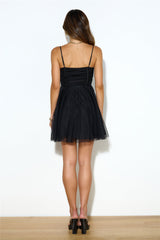 Princess Mood Mini Dress Black