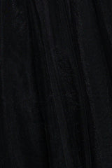Pretty Snowflake Tulle Mini Dress Black