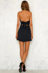 Broken Clocks Dress Navy