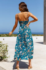Lady Like You Midi Dress Teal